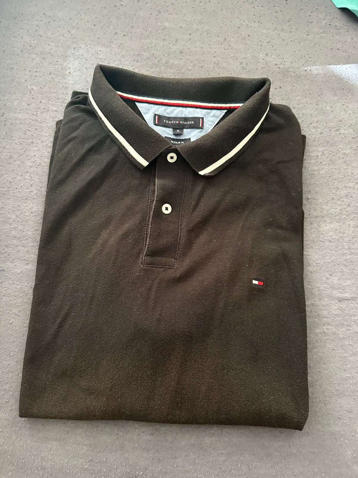 Tommy hilfiger heren polo maat xl zwart, Kleding | Heren, Polo's, Ophalen of Verzenden, Zo goed als nieuw, Maat 56/58 (XL), Zwart