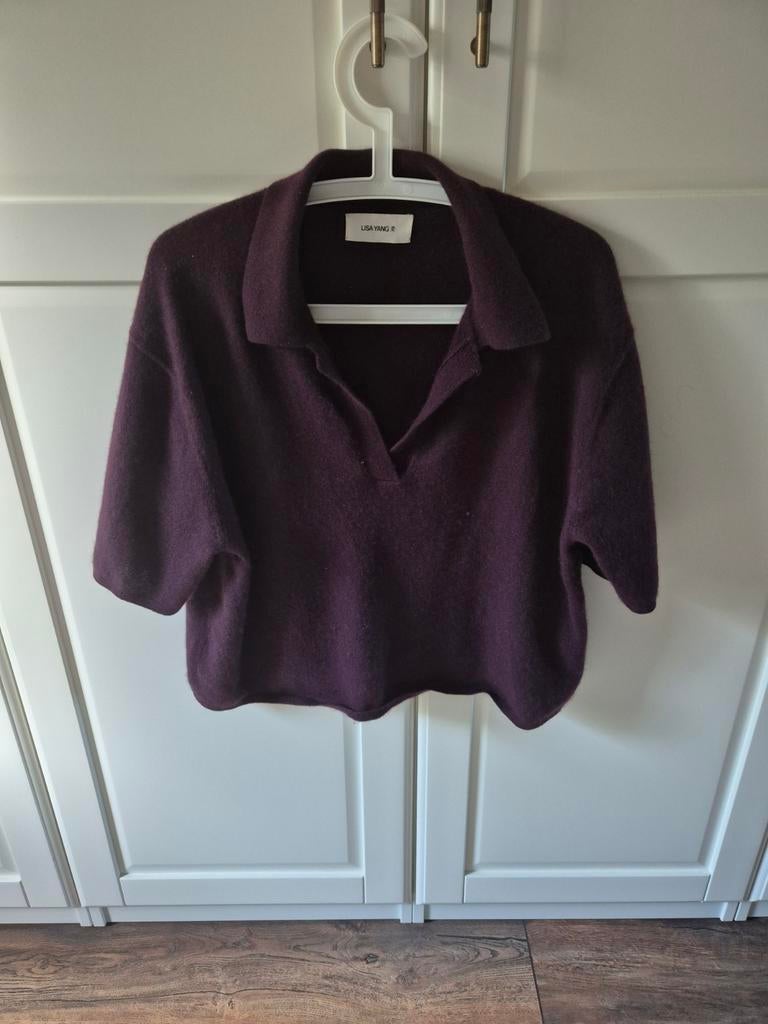 Lisa yang cashmere polo, Ophalen of Verzenden, Zo goed als nieuw, Blauw