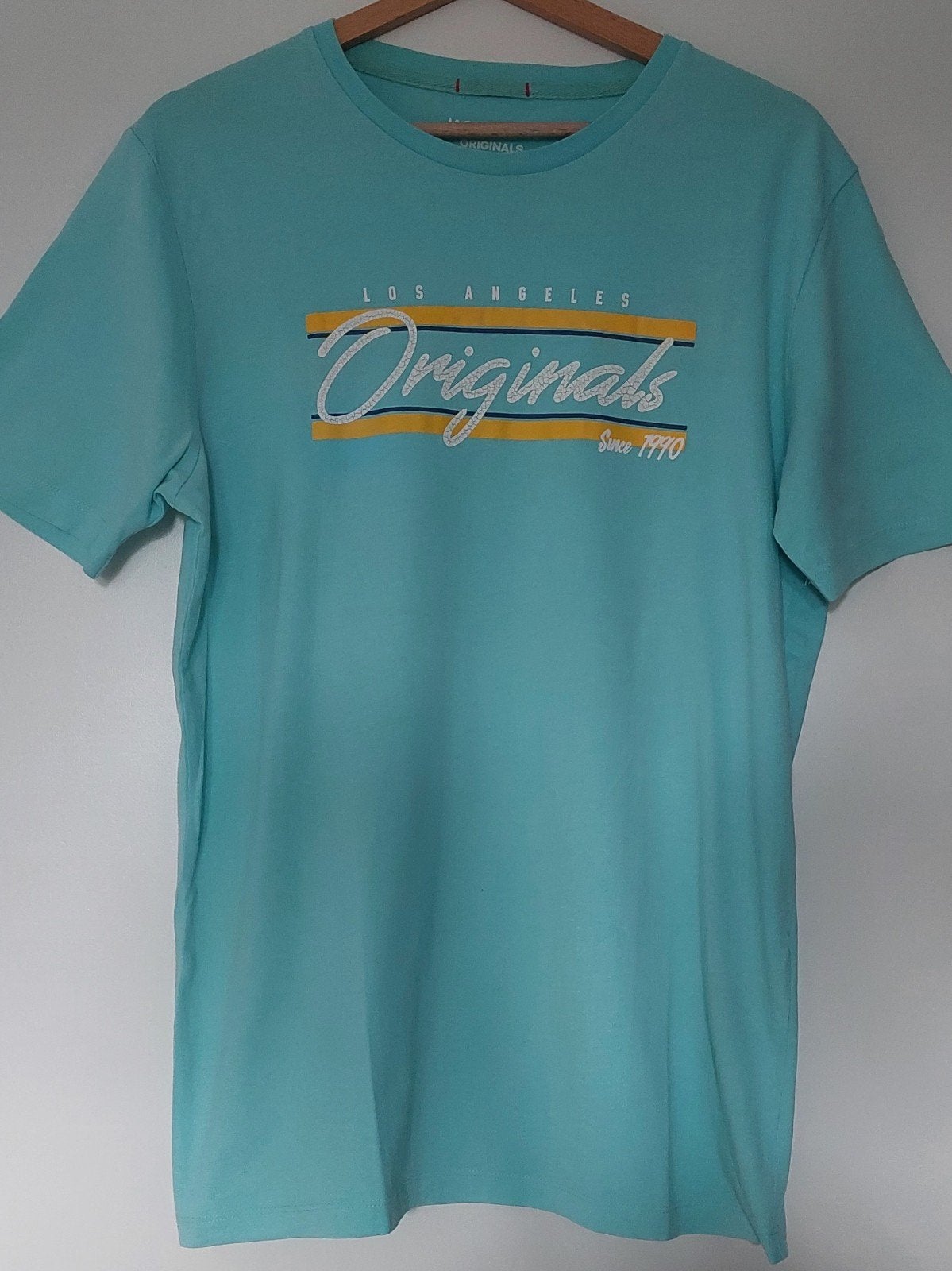 Jack & Jones origina blauw heren l t -shirt maat L zgan., Kleding | Heren, T-shirts, Maat 52/54 (L), Blauw, Ophalen of Verzenden