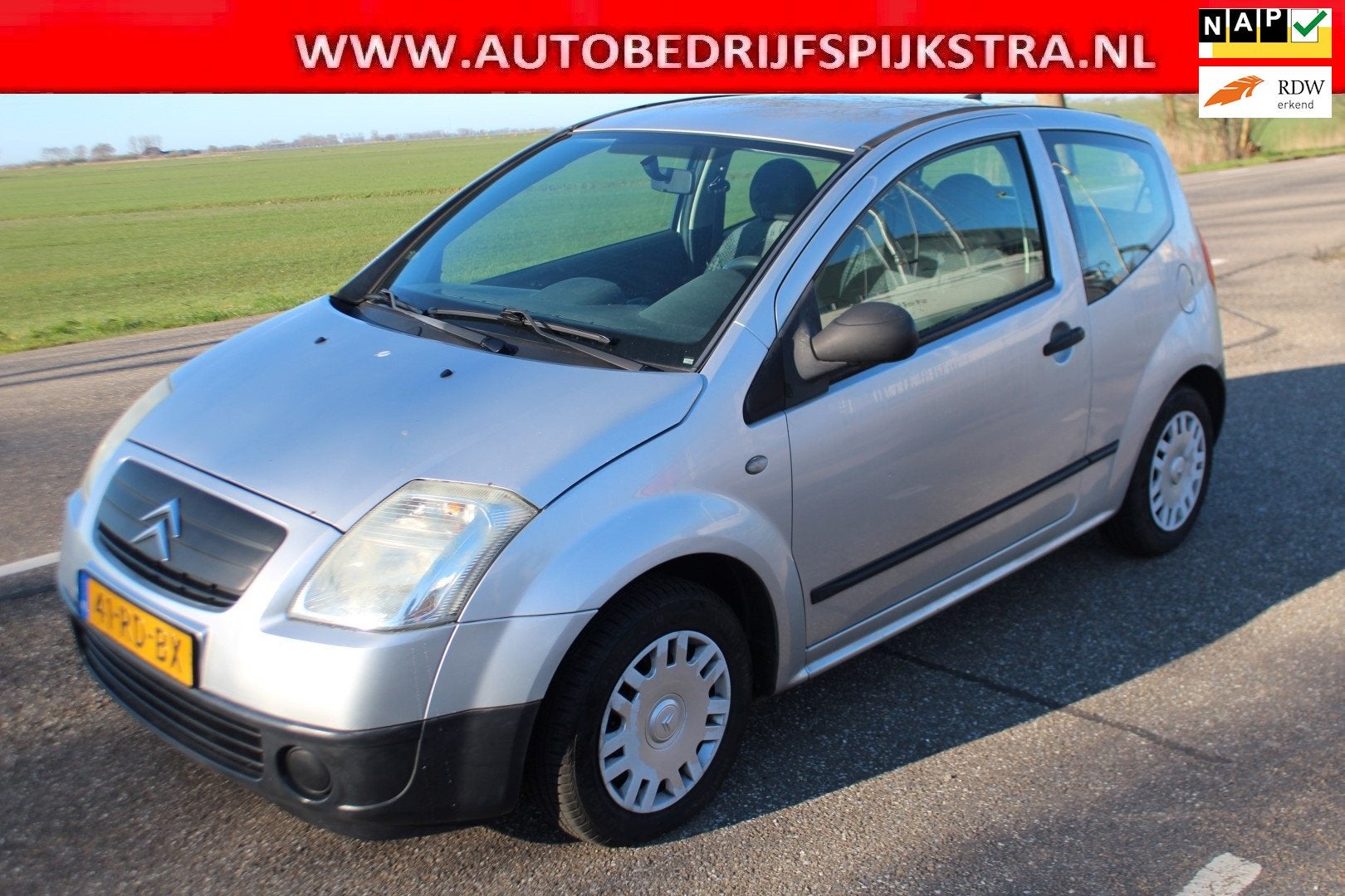 Citroen C2 1.1i Séduction // APK 02/2027 //, Auto's, Voorwielaandrijving, 31 €/maand, 4 cilinders, Origineel Nederlands