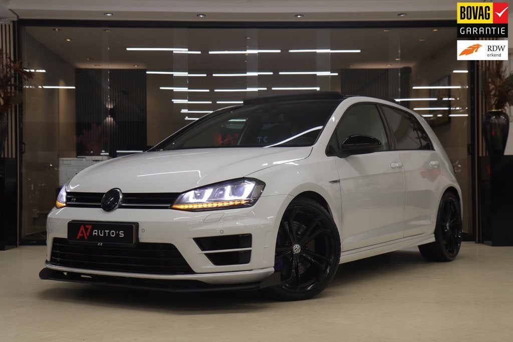 Volkswagen Golf 2.0 TSI R 4Motion PANO/CARPLAY/STOELVER/KEAL, Automaat, Stof, Gebruikt, Euro 6