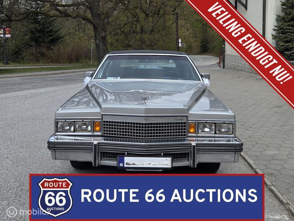 Cadillac Fleetwood Limousine | 1979 | Route 66 Auctions, Auto's, Cadillac, Overige carrosserieën, Zwart, Bedrijf