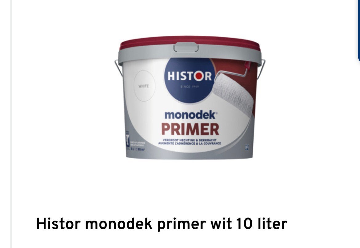 Histor monodek, Ophalen of Verzenden, Zo goed als nieuw, Wit