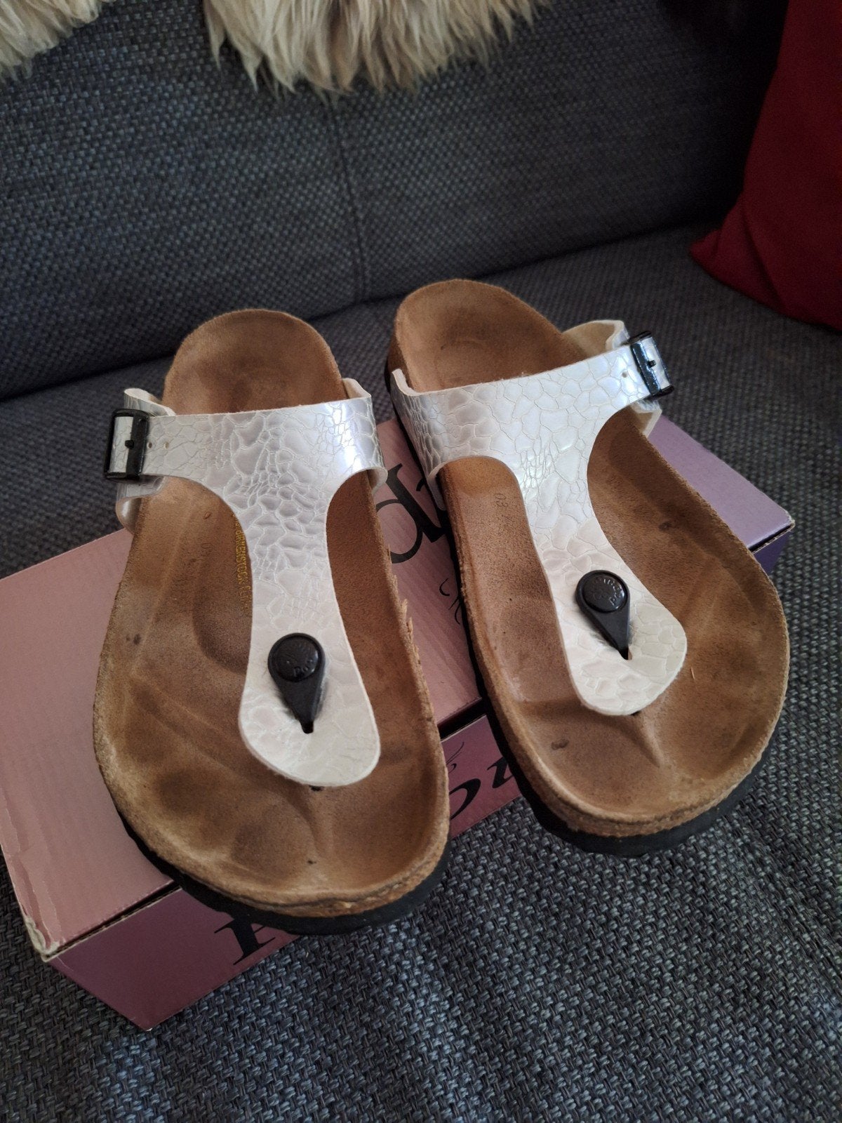 Papillio slippers maat 38 Myda white, Verzenden