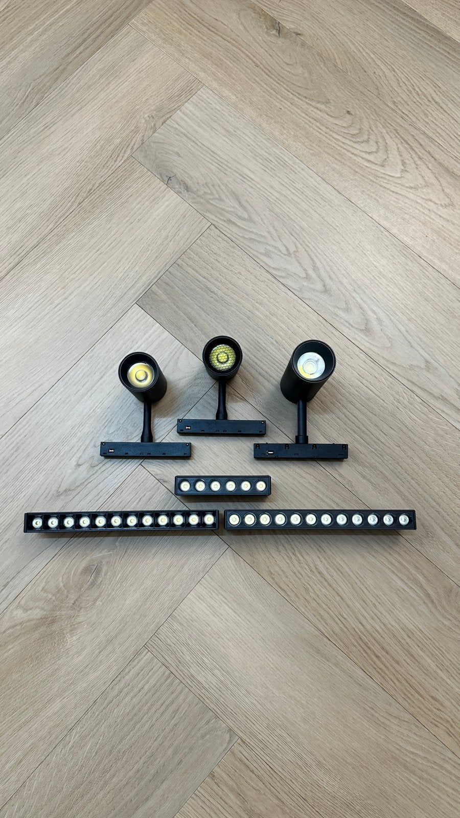 Magnetische led verlichting rail 6000k spotjes, Ophalen, Nieuw
