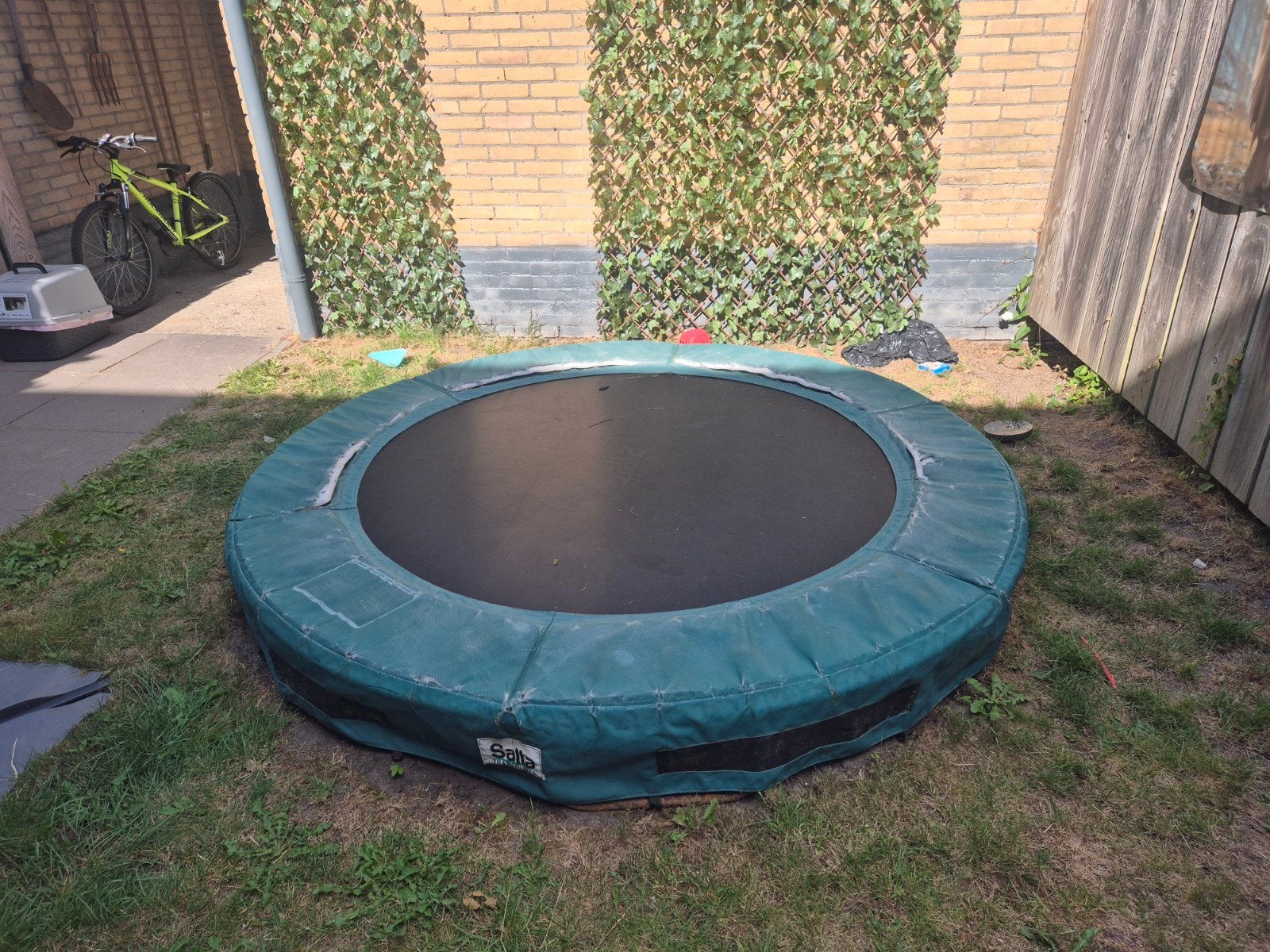 Salta inground trampoline - Groen, Ophalen