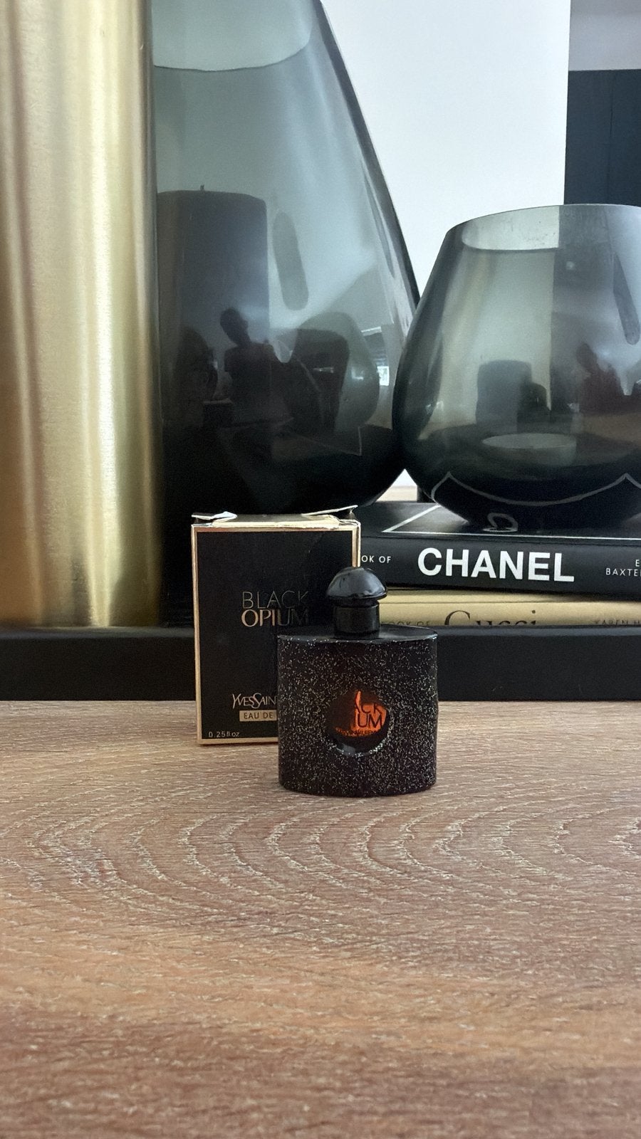 Mini Parfum Black opium, Ophalen of Verzenden, Zo goed als nieuw