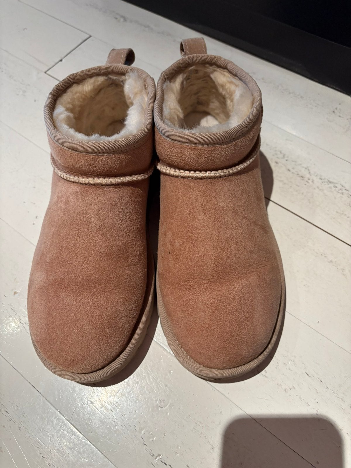 Uggs, Ophalen of Verzenden, Zo goed als nieuw, Bruin, Pantoffels of Sloffen