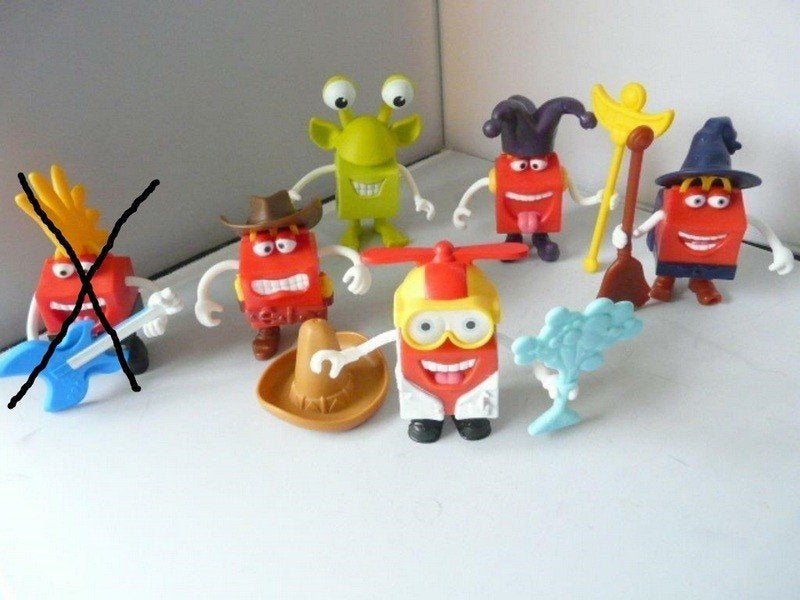 McDonalds 2012-2013 serie McDonalds fig. (4 foto's), Ophalen of Verzenden, Zo goed als nieuw