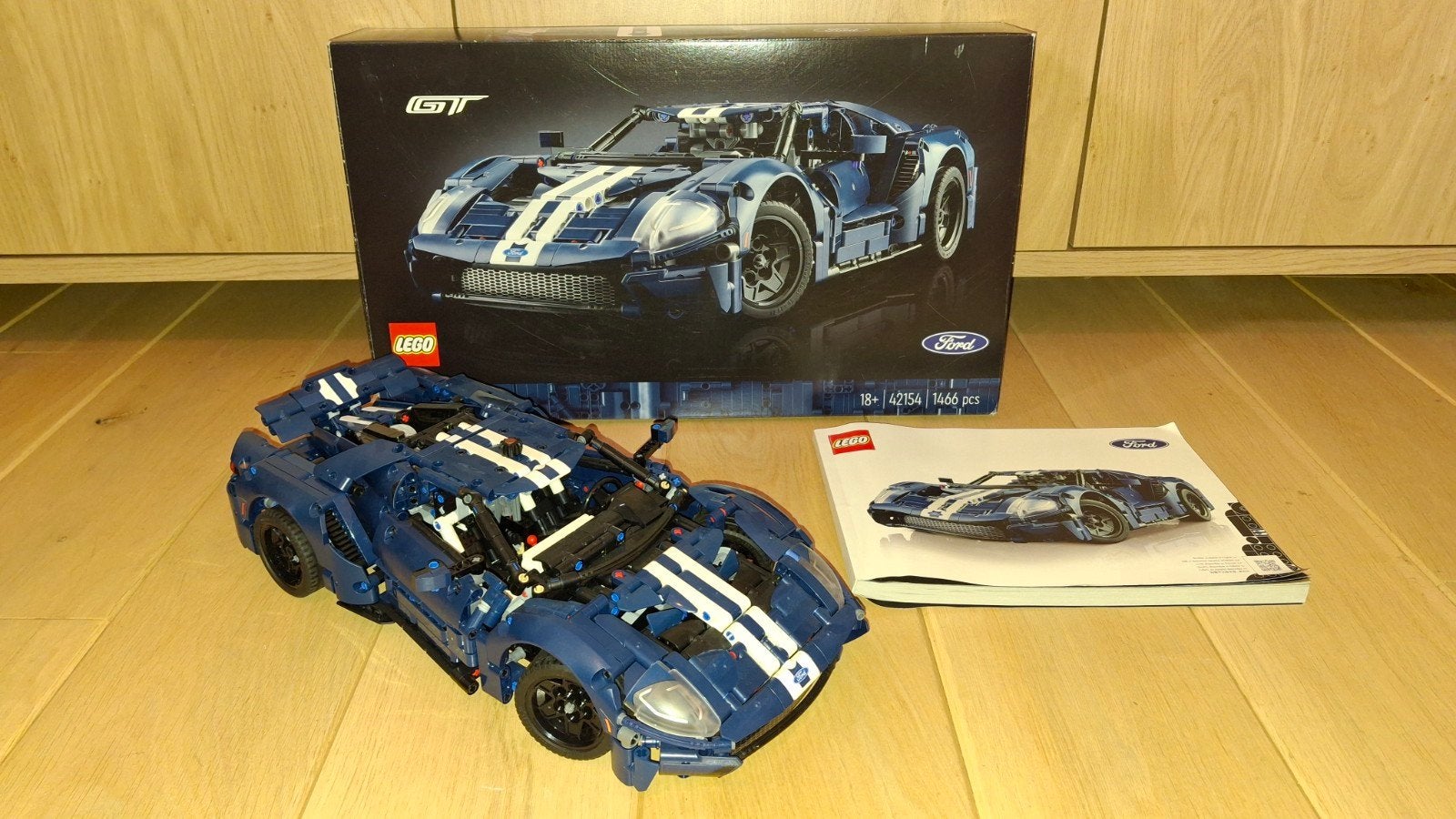 Lego Technic Ford GT 42154 - Zo goed als nieuw met doos, Ophalen of Verzenden, Zo goed als nieuw, Overige merken