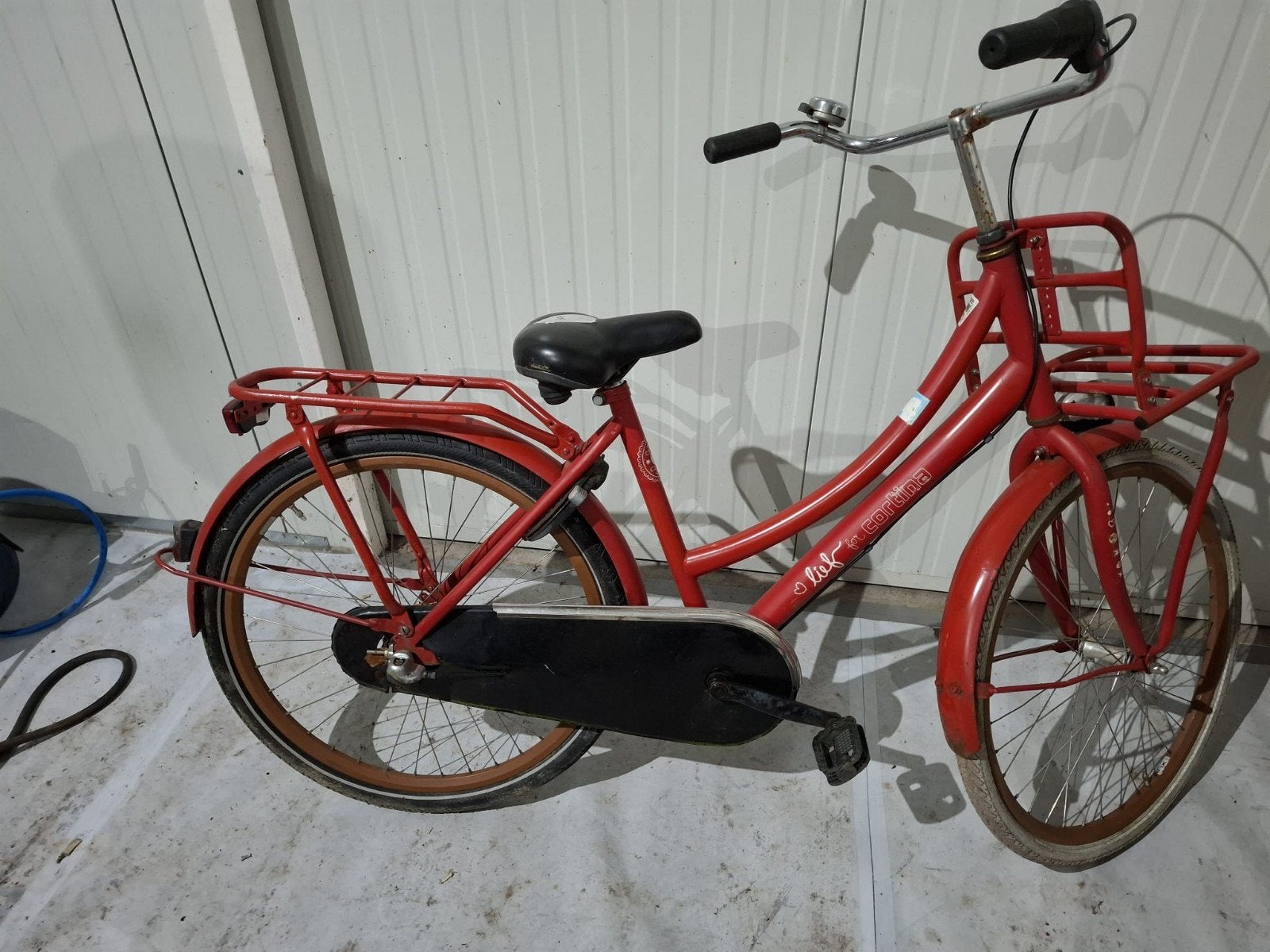 Continu meisjes fiets, Fietsen en Brommers, Ophalen, Gebruikt, 26 inch of meer, Versnellingen