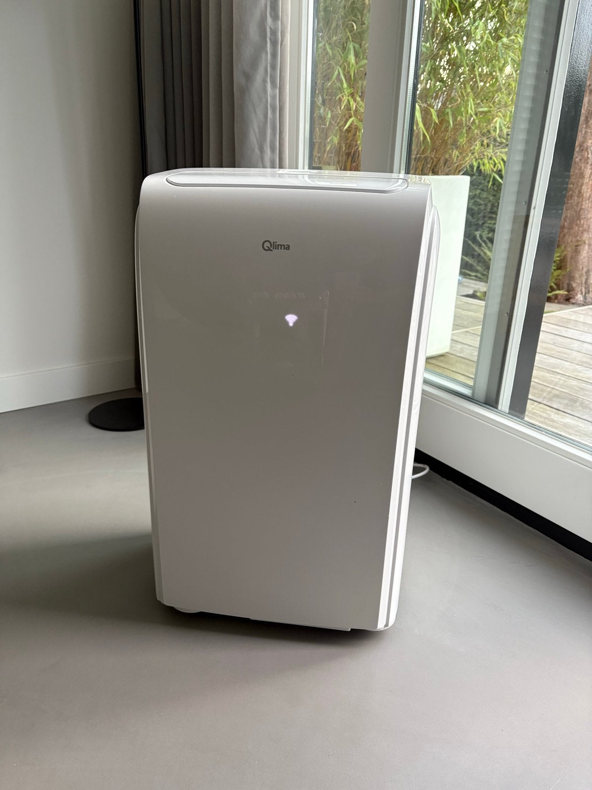 Mobiele airco Qlima P528 - Koelen en Ontvochtigen, Ophalen, Gebruikt, Minder dan 60 m³, 3 snelheden of meer