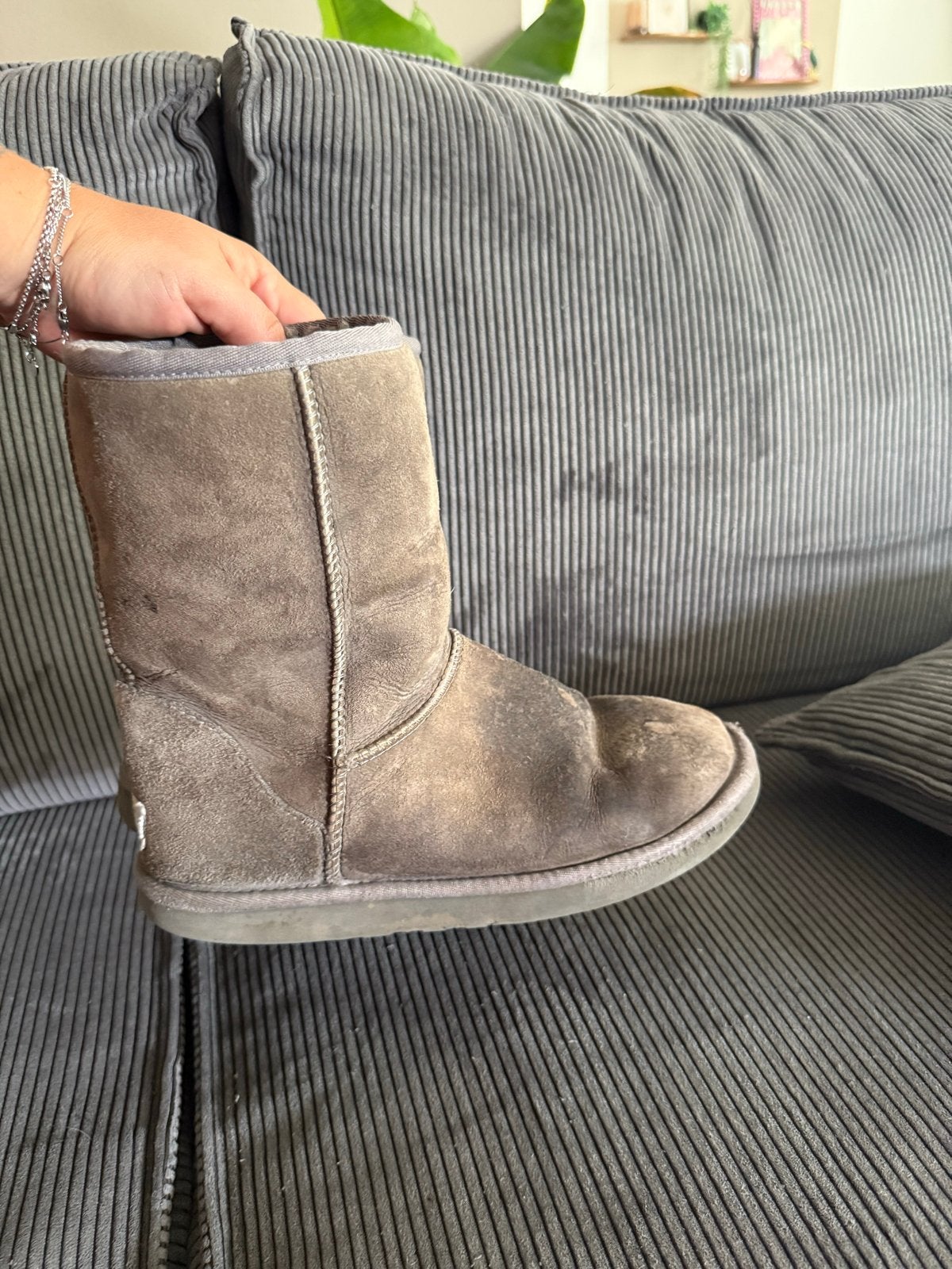 Ugg Australia Classic Short Laarzen - Maat 38, Ophalen of Verzenden, Gedragen, Bruin, Lage of Enkellaarzen
