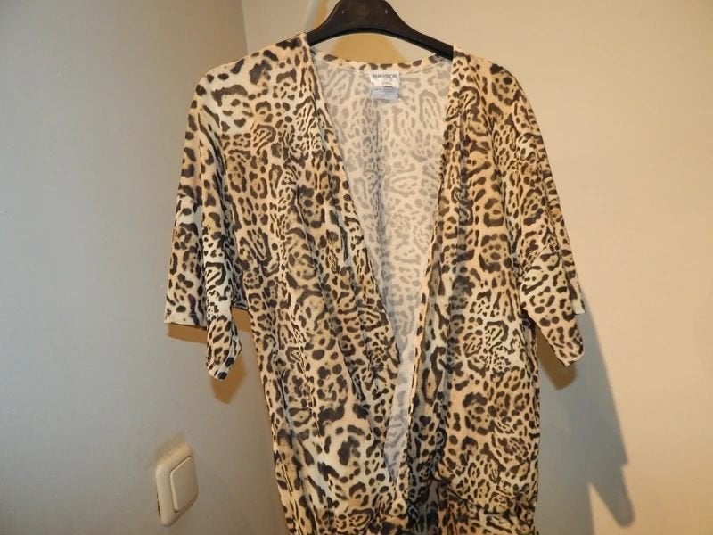 Pain de Sucre zomers strand jumpsuit panter print S, Zo goed als nieuw, Maat 36 (S), Pain de Sucre, Meerkleurig