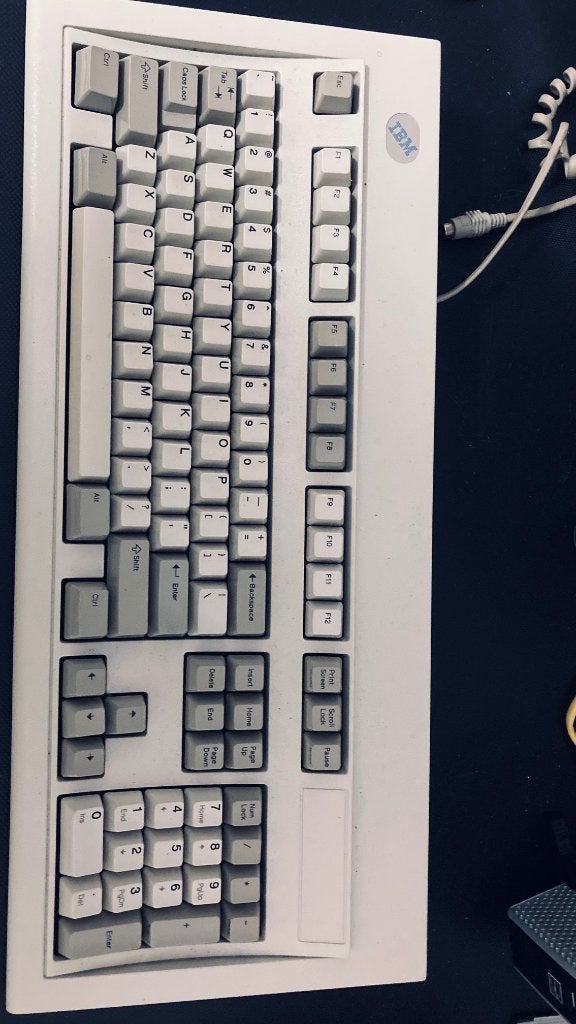 Vintage IBM Model M Toetsenbord - Bedraad QWERTY - 1399625, Computers en Software, Gebruikt, Ophalen of Verzenden, Qwerty, IBM