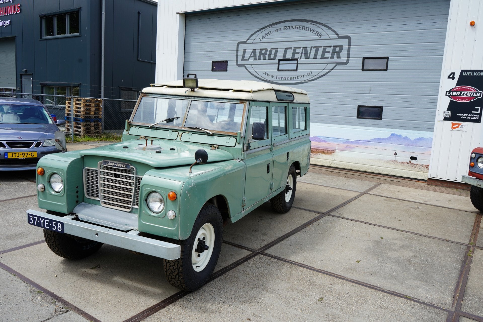 Land Rover 109 stationwagon aantoonbaar 40.000 km (bj 1976), 86 pk, Land Rover, Bedrijf, 6 stoelen