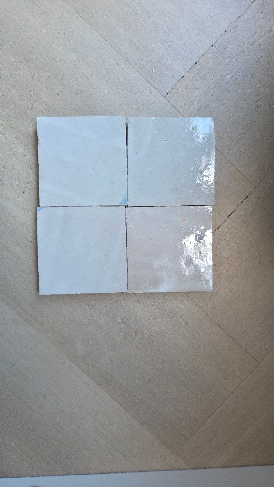 zellige gris rose, Nieuw, Minder dan 20 cm, Minder dan 5 m², Wandtegels