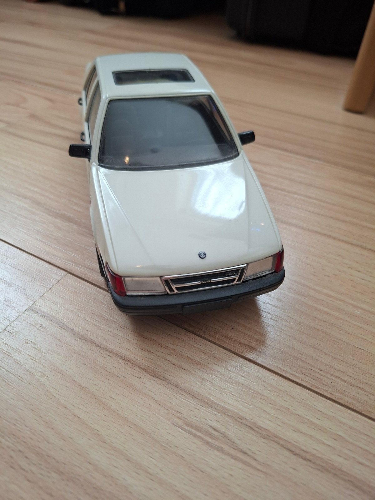 Saab 9000 CD schaalmodel - Wit, Ophalen of Verzenden, Zo goed als nieuw