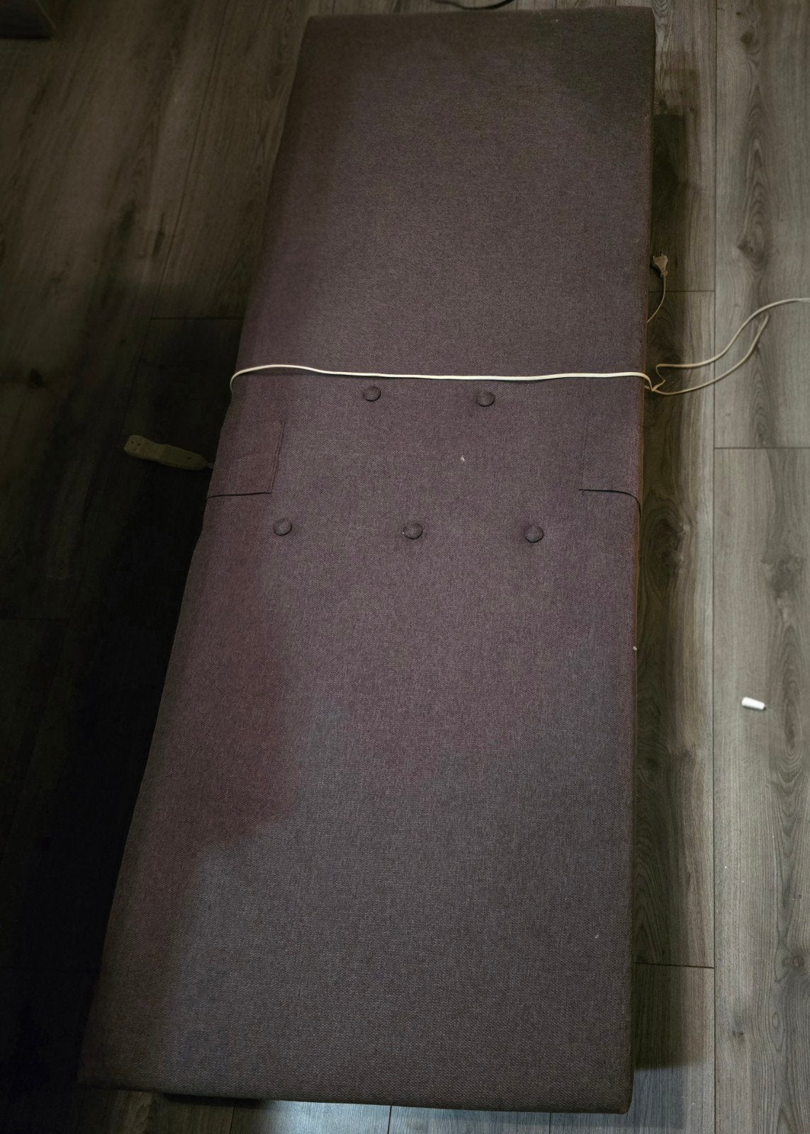 2x Elektrische boxspring matrassen 70x200, Huis en Inrichting, Slaapkamer | Boxsprings, Ophalen, Gebruikt, 200 cm, Grijs