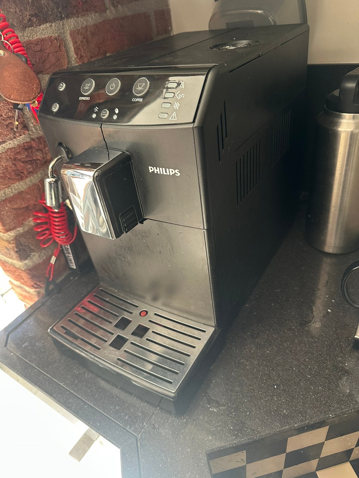 Philips 2200 Series EP2220/10, Witgoed en Apparatuur, Koffiezetapparaten, Gebruikt, Koffiemachine, Gemalen koffie, Ophalen of Verzenden