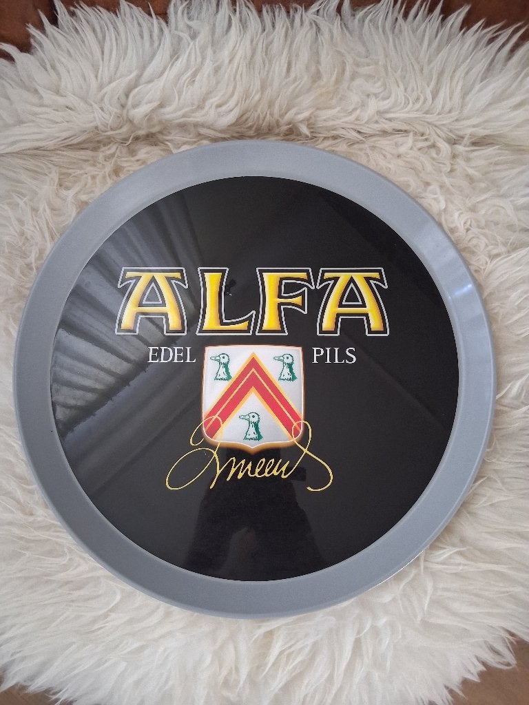 Alfa bier dienblad 42 cm, Ophalen of Verzenden, Zo goed als nieuw, Overige typen, Overige merken