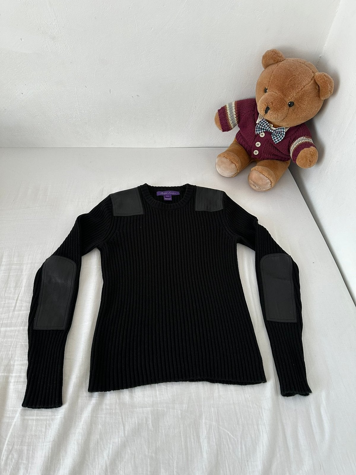 Nieuw Ralph Lauren Purple Label 100% cashmere sweater, Zwart, Ophalen of Verzenden, Zo goed als nieuw, Ralph Lauren Purple Label