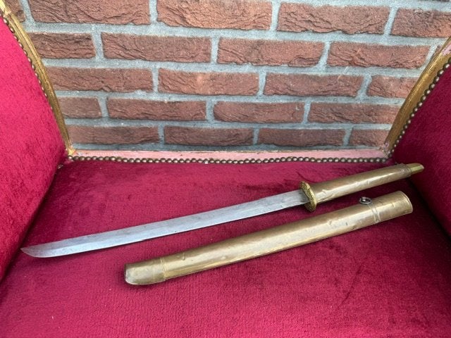 Indisch zwaard met Japanse invloed, Ophalen of Verzenden, Landmacht, Azië, Zwaard of Sabel