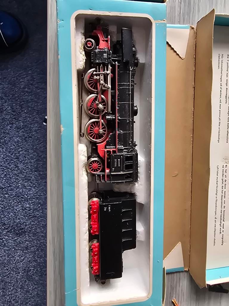 Märklin 3005 Stoomlocomotief met Tender H0, Hobby en Vrije tijd, Wisselstroom, Gebruikt, Locomotief, Ophalen of Verzenden