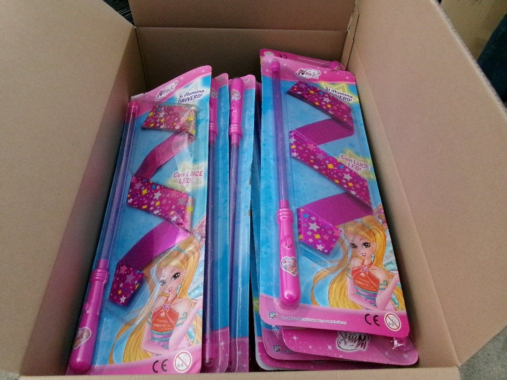 PARTIJ WINX DANCE RIBBON MET LEDLICHT, ., Nieuw, Ophalen of Verzenden, .