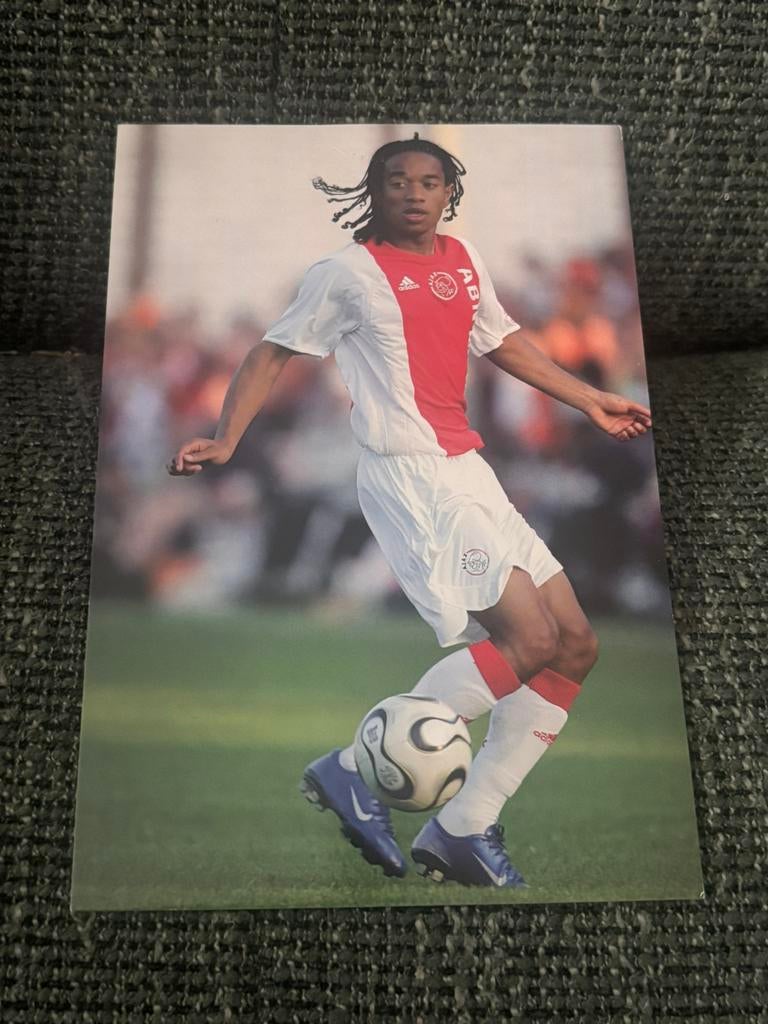 Urby Emanuelson - Ajax Spelerskaart, Verzamelen, Sportartikelen en Voetbal, Ophalen of Verzenden, Zo goed als nieuw, Ajax, Spelerskaart