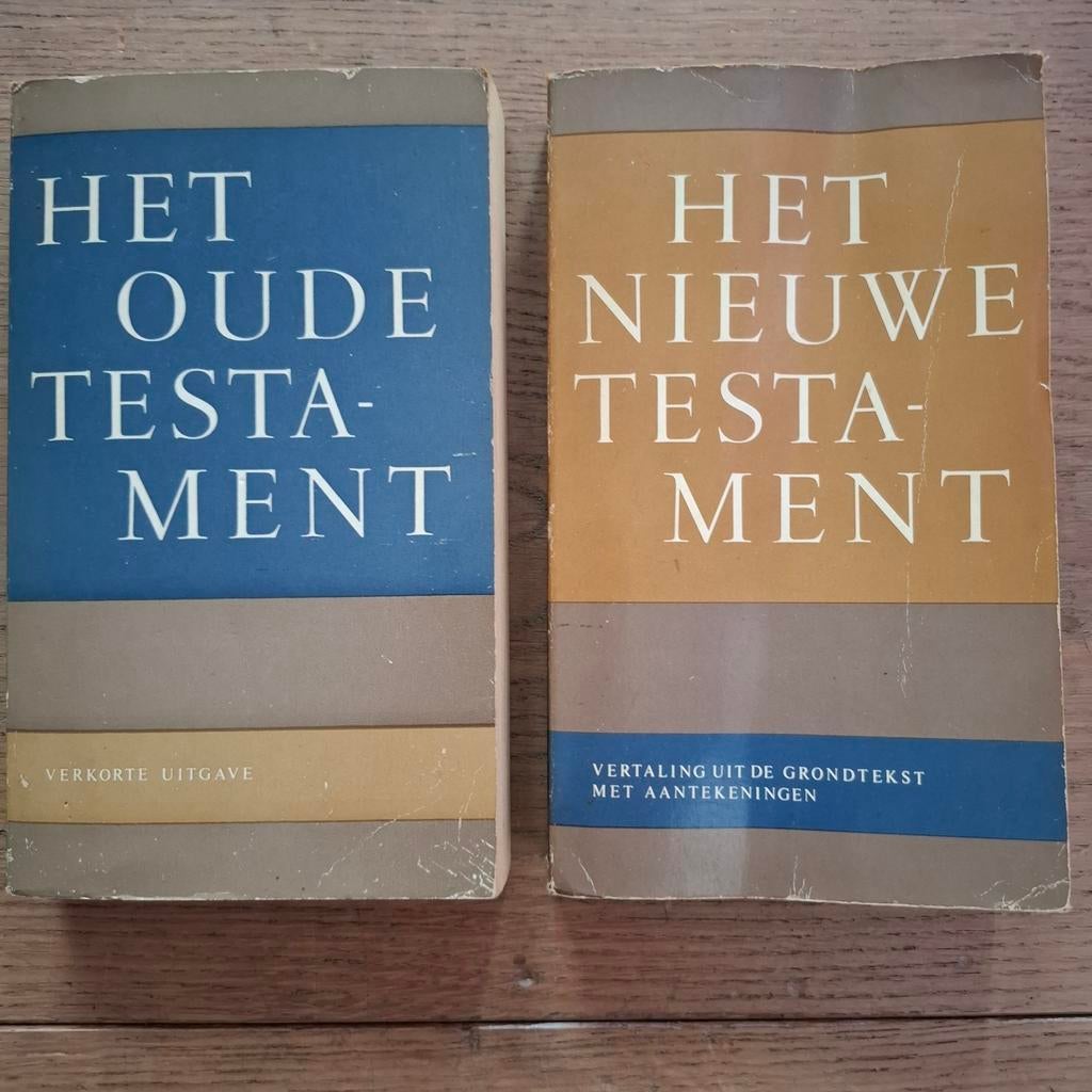 Het oude testament/ het nieuwe testament, Boeken, Ophalen of Verzenden