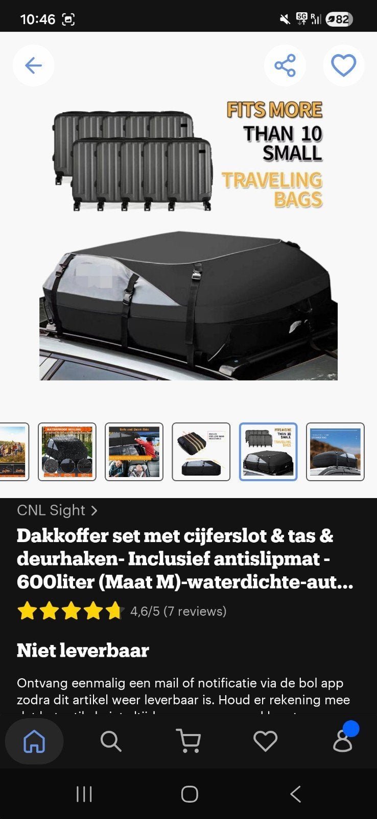 Daktas te huur!! €4,- per dag. €25,- per week!!, Ophalen of Verzenden, Zo goed als nieuw