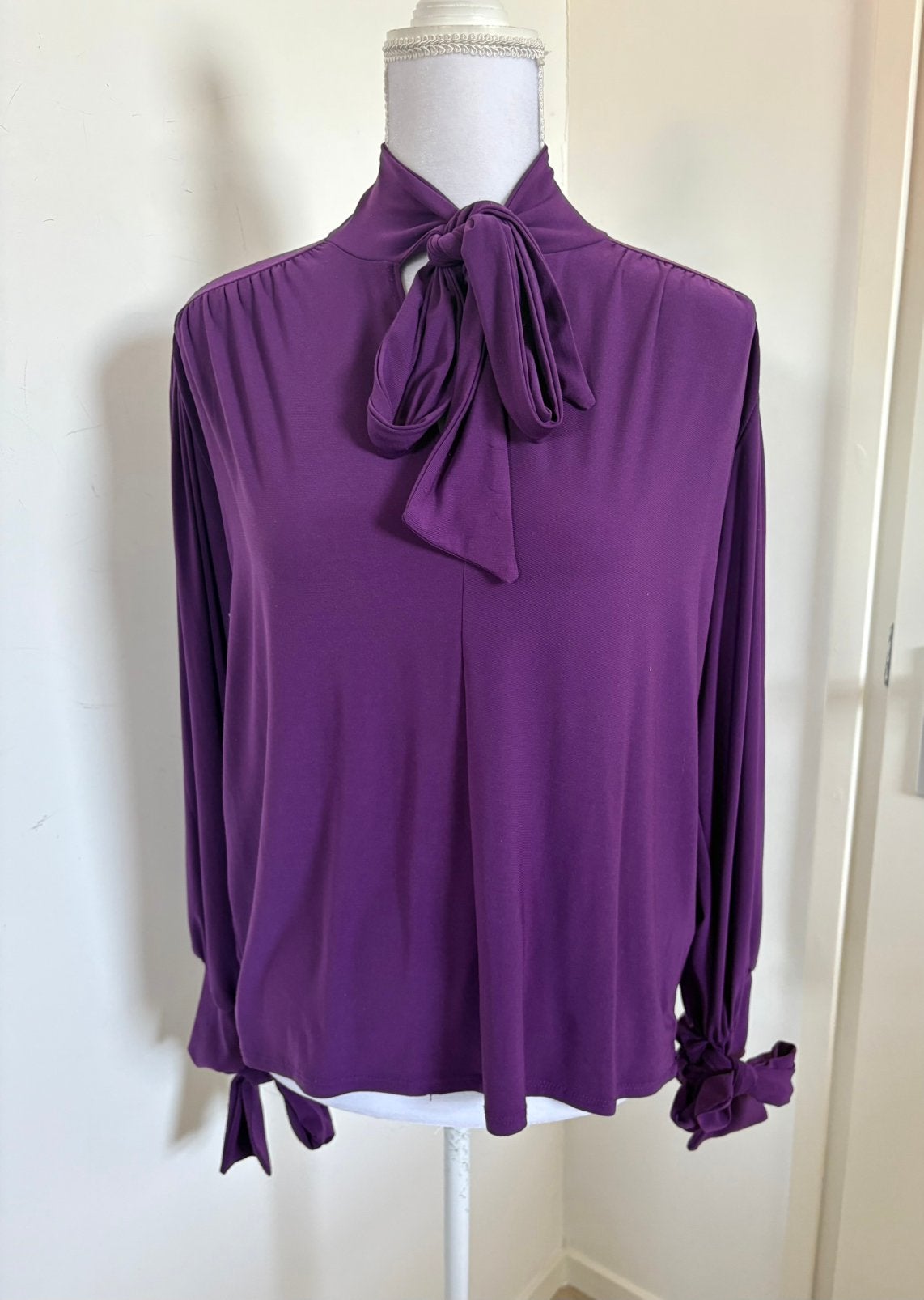 Paarse ZARA blouse - maat M, Kleding | Dames, Blouses en Tunieken, Ophalen of Verzenden, Zo goed als nieuw, Maat 38/40 (M), Paars