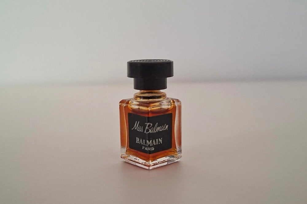 Balmain parfum miniatuur Miss Balmain - P, Ophalen of Verzenden, Zo goed als nieuw, Miniatuur, Gevuld