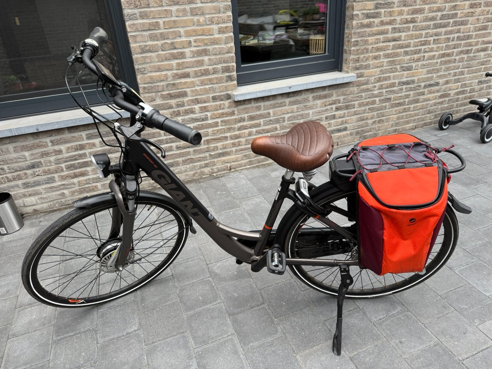 Giant elek fiets dubbele batterij zo goed als nieuw, Ophalen, Zo goed als nieuw, 50 km per accu of meer, Giant
