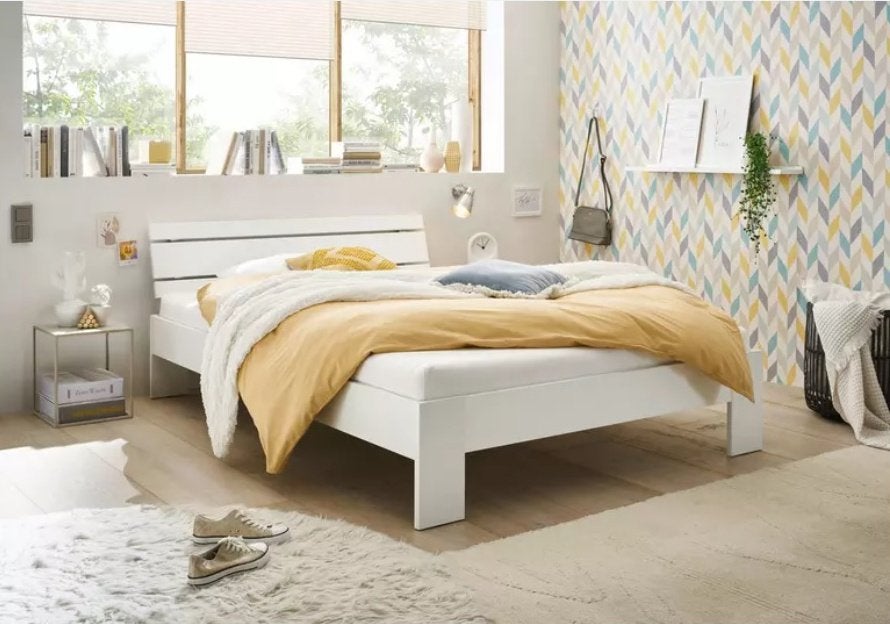 Bed 140 of 120 x 200 | Snelle levering Gemakkelijk bestellen, Verzenden, Wit, 140 cm, 200 cm