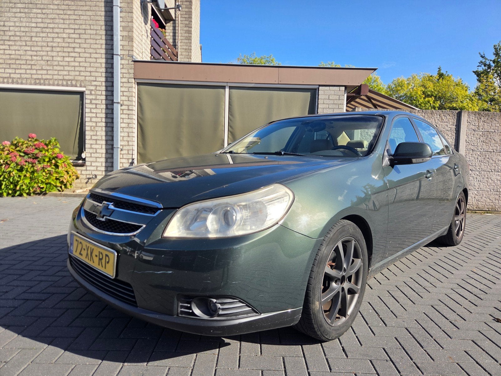Chevrolet Epica 2.5 AUT 2007 Groen lange APK LUXE LEER, Auto's, 156 pk, 700 kg, Bedrijf, Sedan