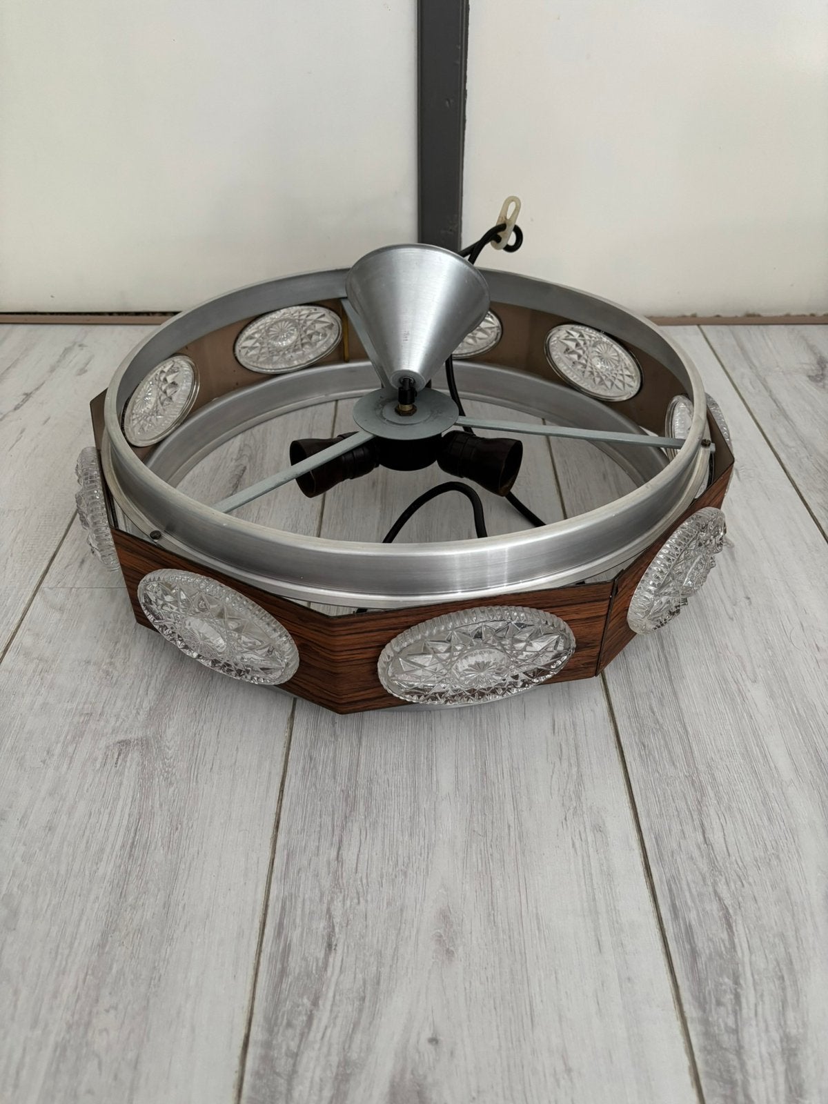 Vintage Lakro Amstelveen UFO hanglamp - jaren ‘60/‘70, Ophalen of Verzenden
