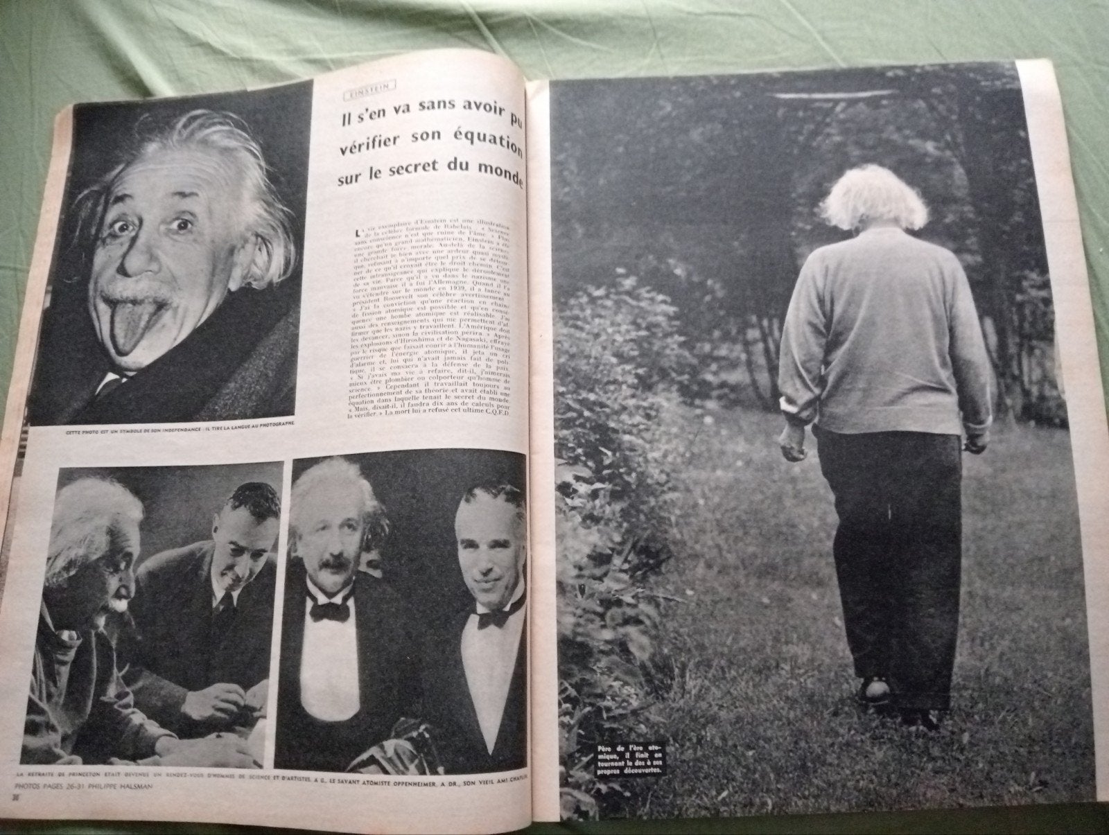 Paris Match Magazine - Einstein Est Mort (1955), Boeken, Ophalen of Verzenden, Gelezen, Overige typen