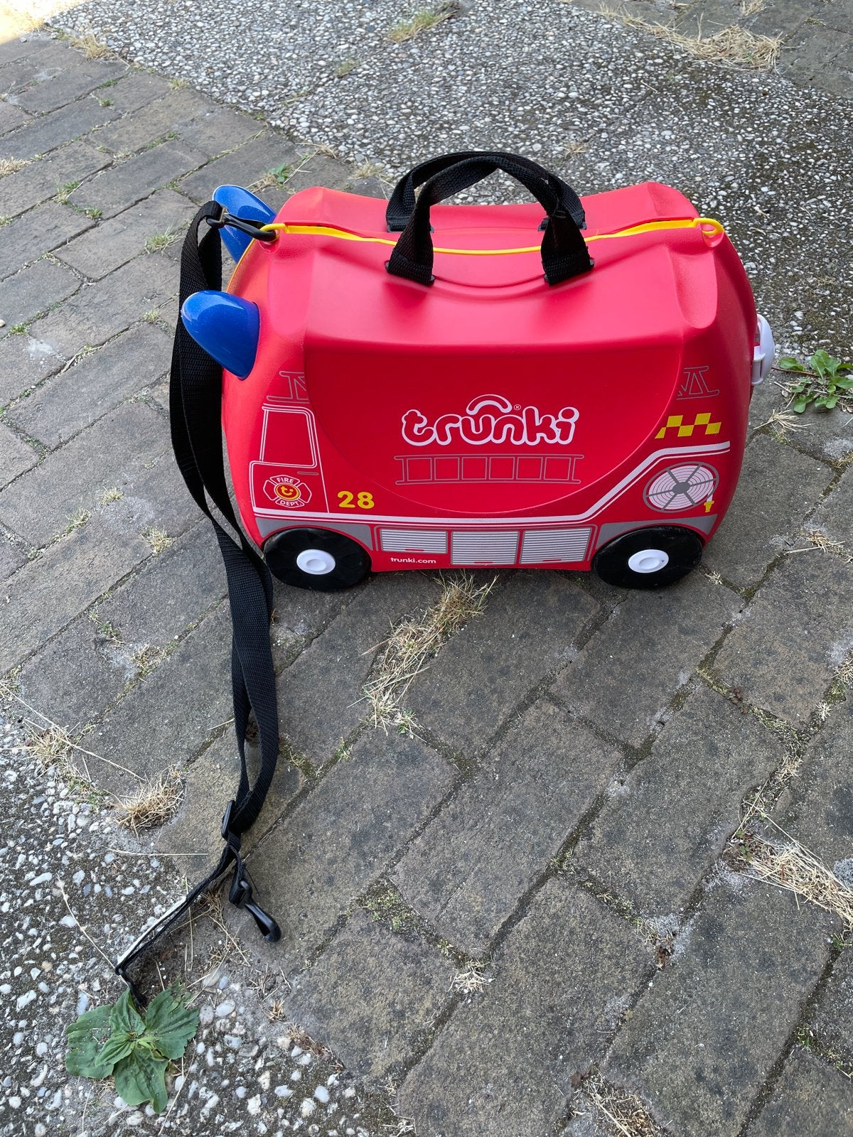 Trunki Brandweerkoffer - Kinderkoffer Rijdend, Ophalen, Gebruikt