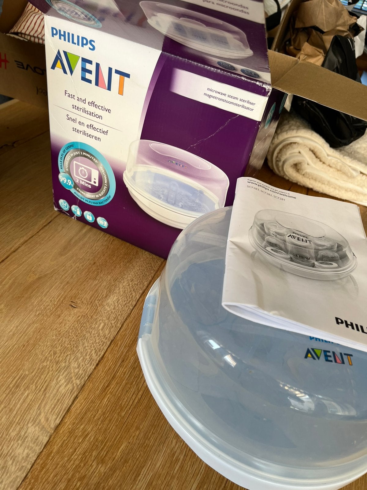 Flessen steriliseren, sterilisator philips avent, Ophalen of Verzenden, Zo goed als nieuw, Sterilisator, Philips Avent