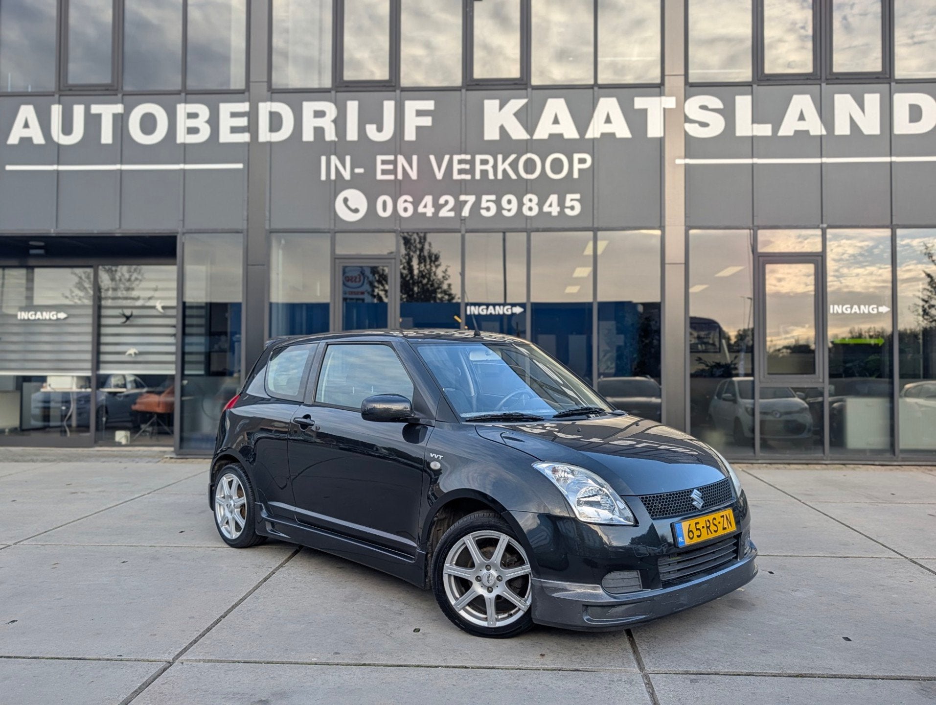 Suzuki Swift 1.5 GLS - Airco, Auto's, Voorwielaandrijving, Zwart, 400 kg, Bedrijf