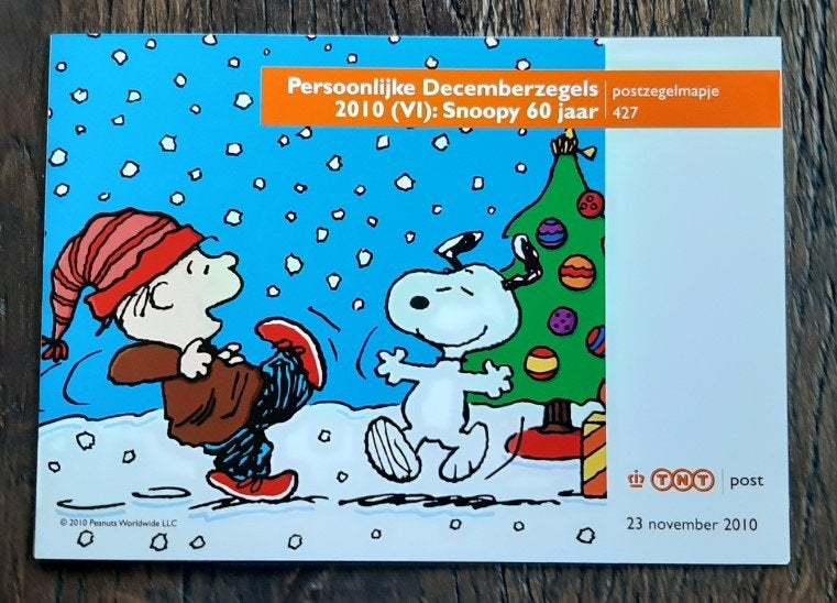 2010 Postzegelmapje 427 Decemberzegels Snoopy, Postzegels en Munten, Ophalen of Verzenden, Postfris