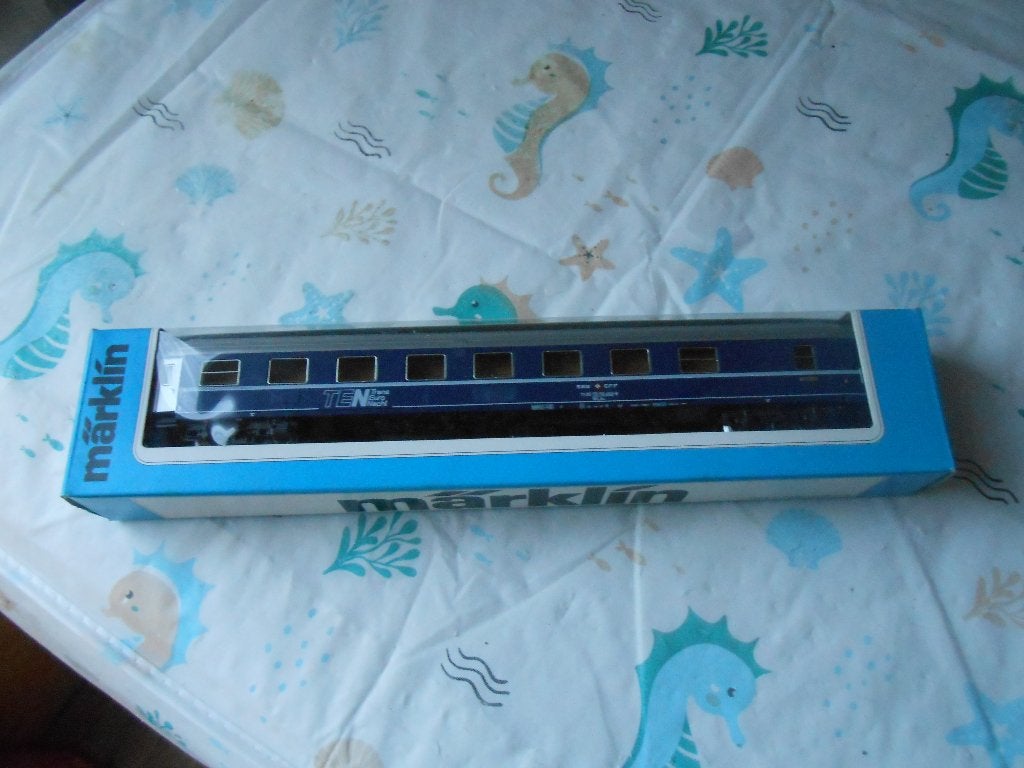 Märklin 4182 slaapwagon TEN van de SBB Zwitserland, Wisselstroom, Wagon, Ophalen of Verzenden, Zo goed als nieuw
