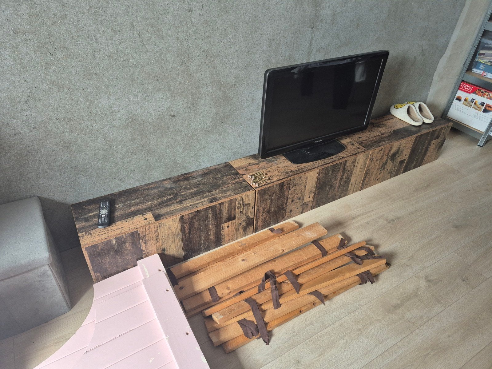 Tv kast., Huis en Inrichting, Kasten | Televisiemeubels, Ophalen of Verzenden, 25 tot 50 cm, 200 cm of meer, Minder dan 100 cm