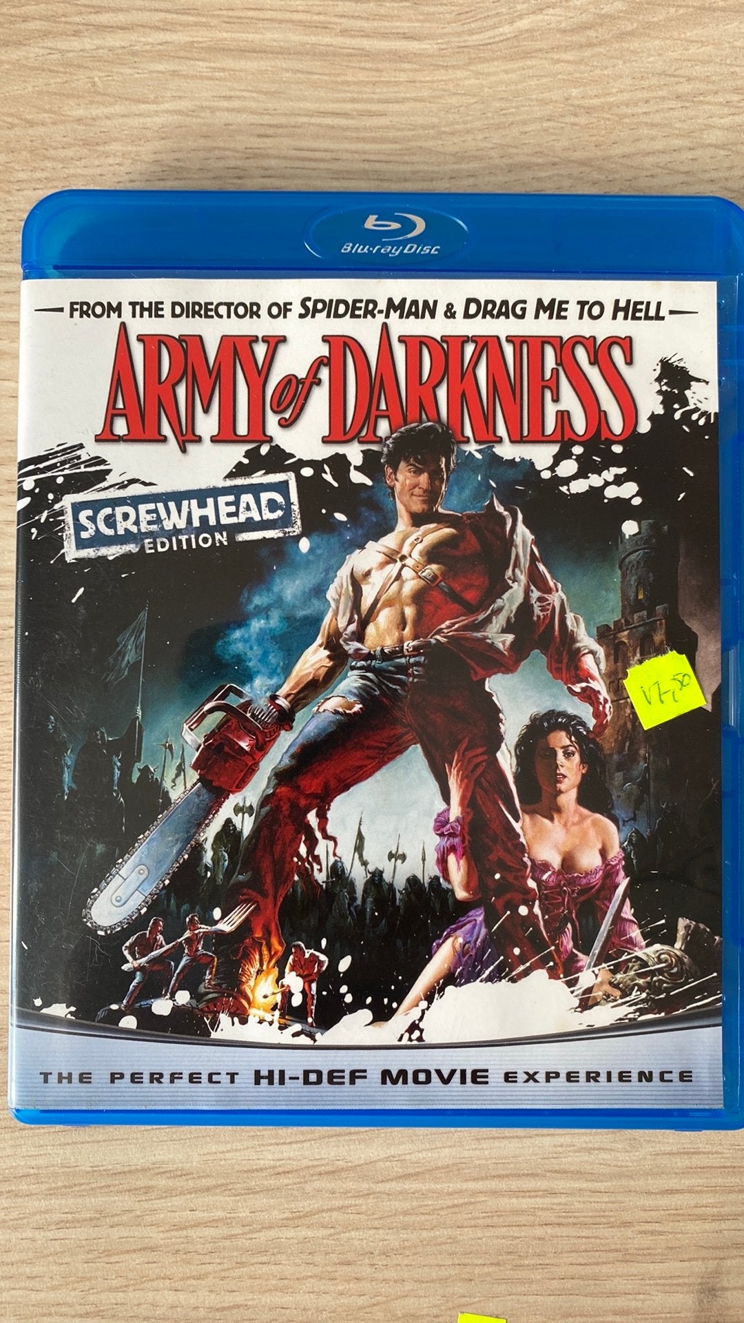 Army of darkness blu ray, Ophalen of Verzenden, Zo goed als nieuw, Horror