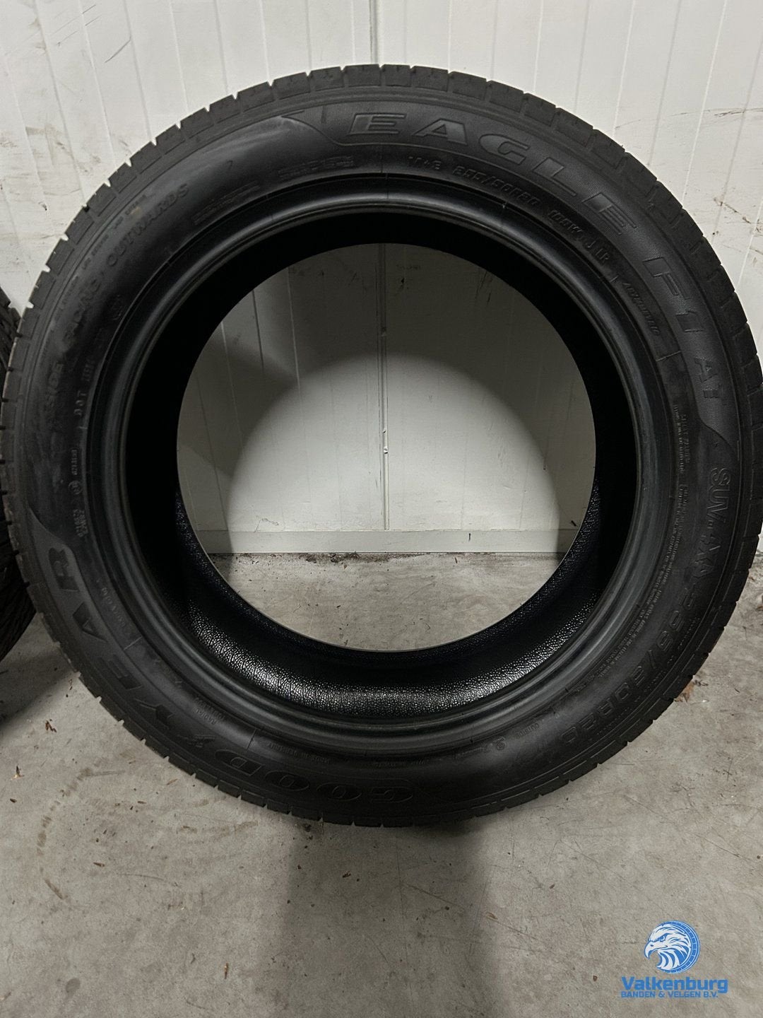 8mm! Audi E-tron demo zomerbanden 255/50R20 Goodyear Eagle F, Gebruikt, 255 mm, -, -