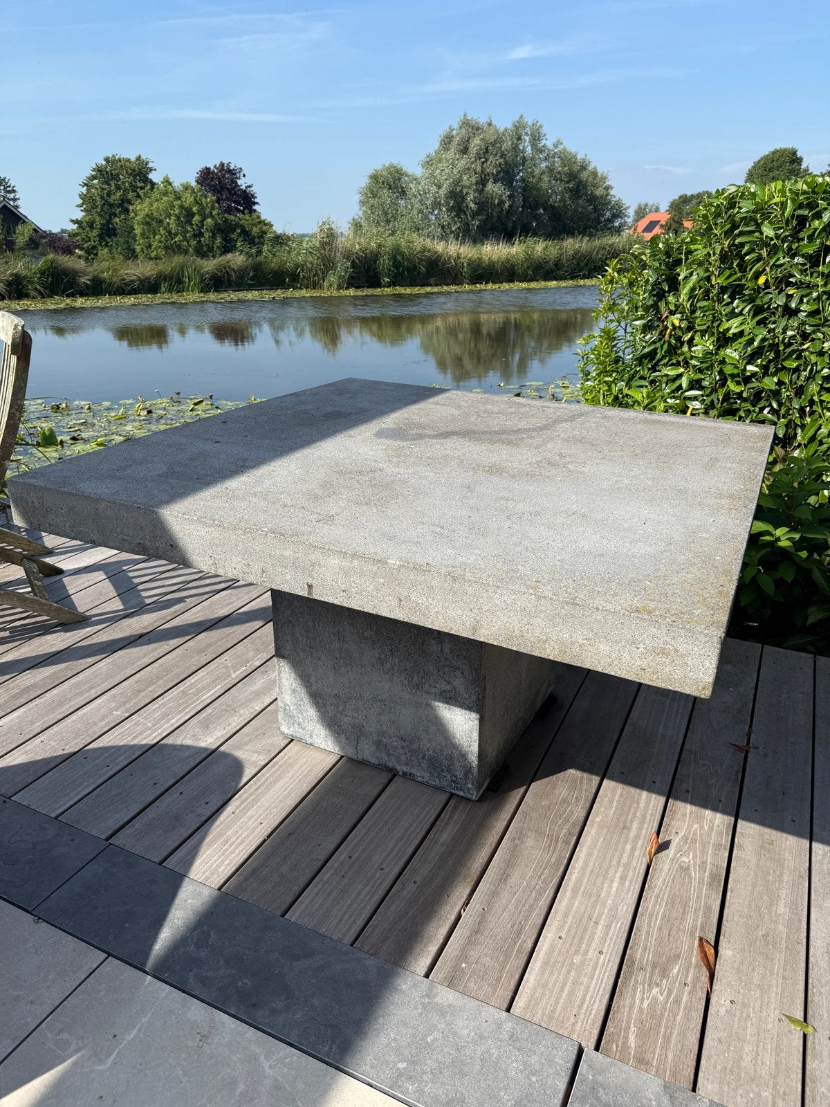 Betonnen tuintafel, Ophalen, Gebruikt, Vierkant, Overige materialen