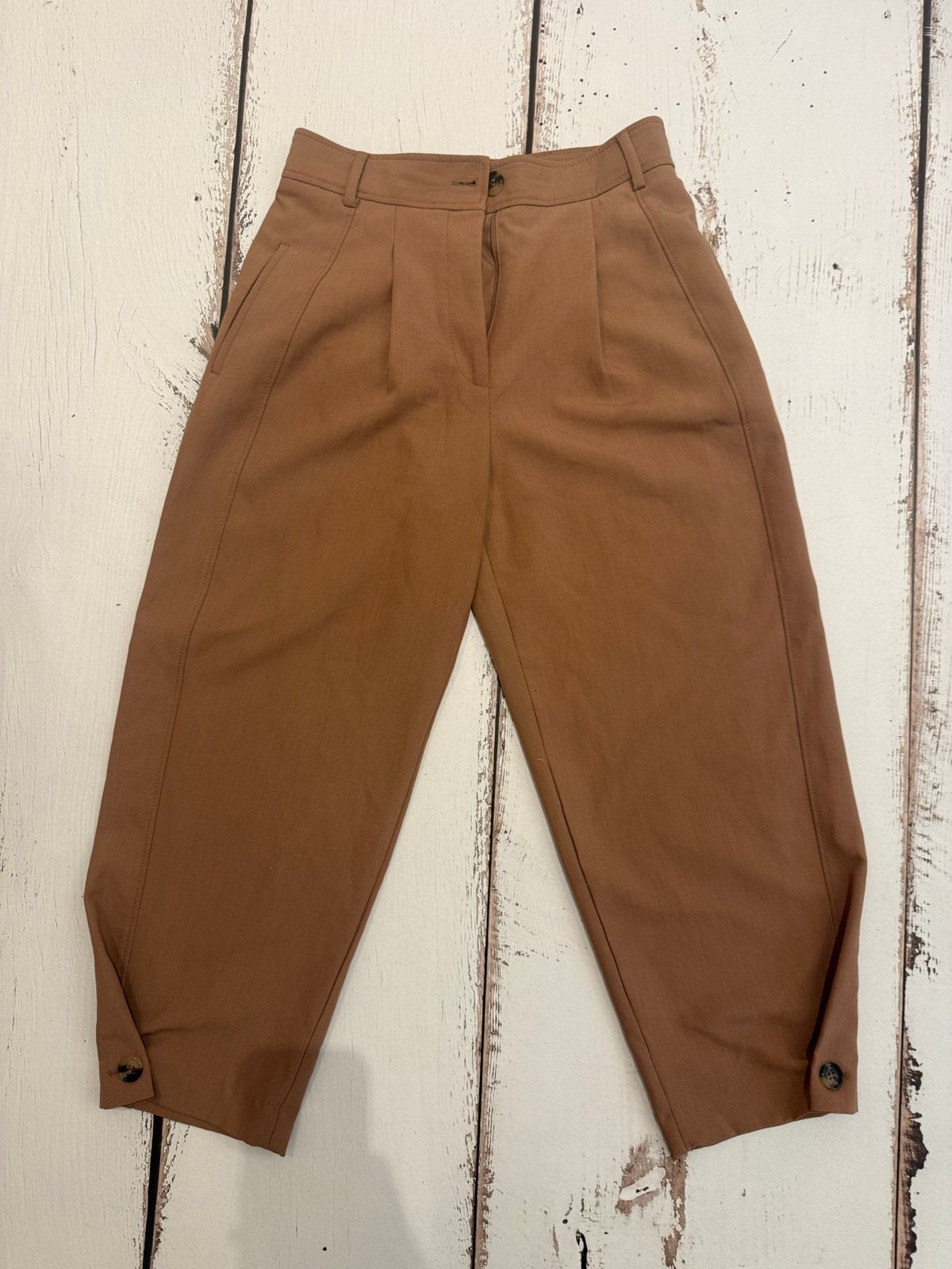 Mooie Zara broek maat M, Maat 38/40 (M), Bruin, Ophalen of Verzenden, Driekwart