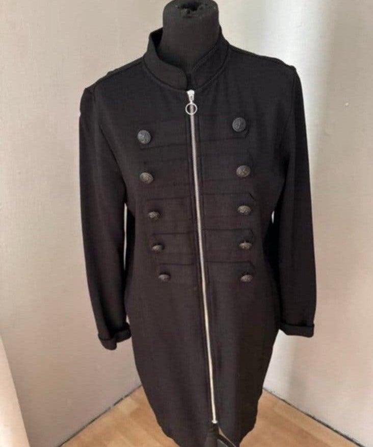 Zoso mooie zwarte blazer/jas in STG Pepper look mt 42 ZGAN, Zwart, Maat 42/44 (L), Ophalen of Verzenden, Zo goed als nieuw